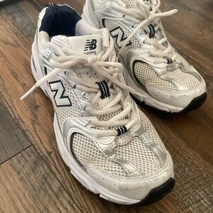 New Balance 530 Athletic Shoe - White / Natural Indigo.